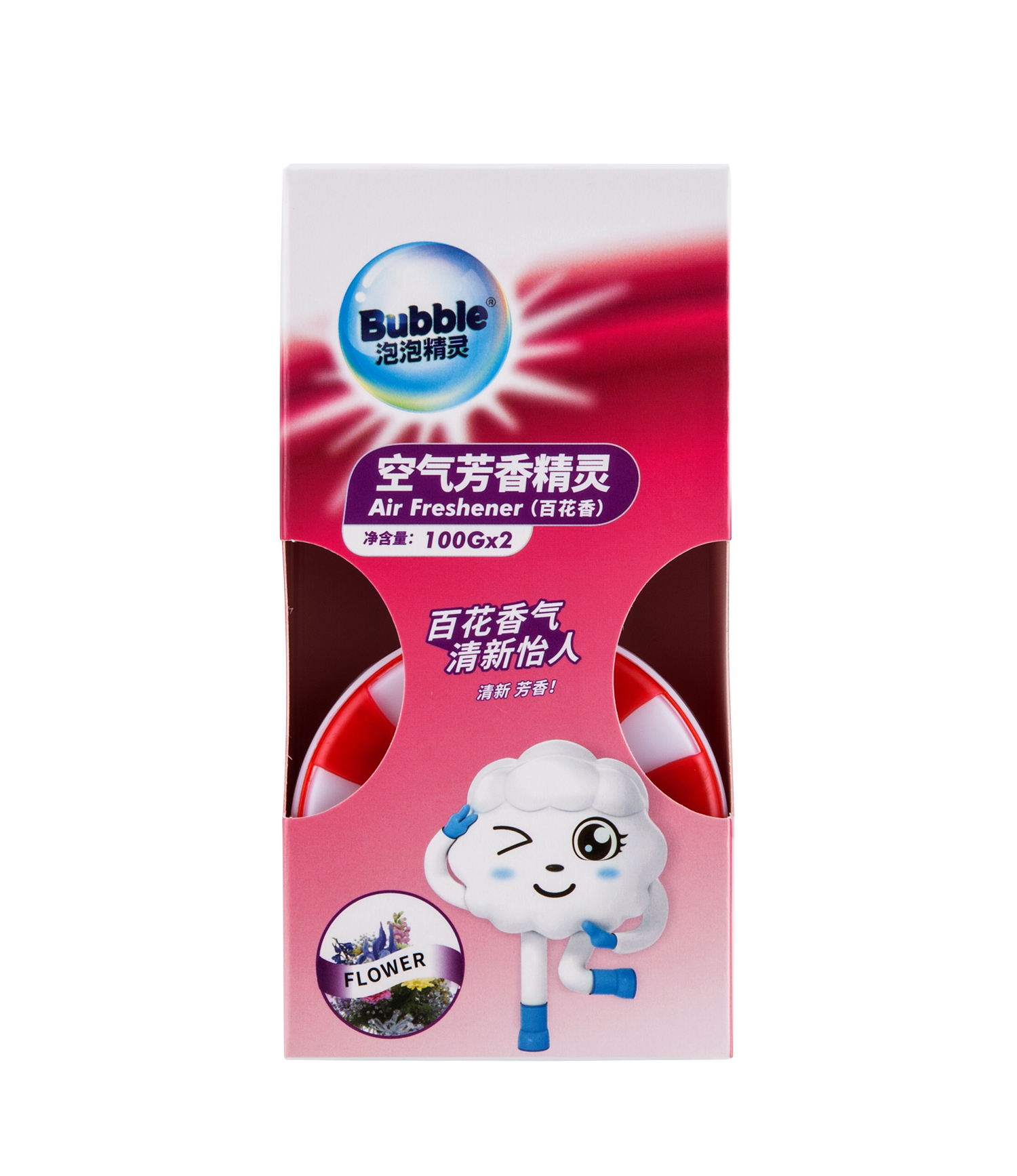 空气芳香精灵100g*2（百花香）